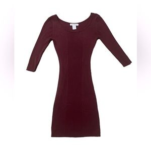 Comfortable Burgundy Dress